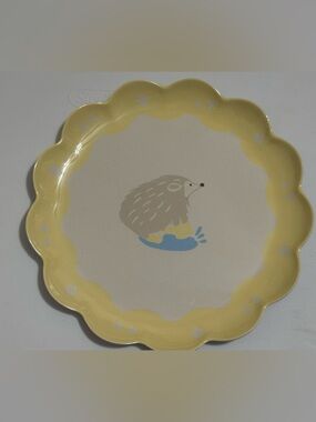 Threshold Yellow & Cream Hedgehog Plates, 2 Salad Plates